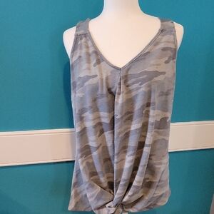 Gray Camo Women's Top NWOT